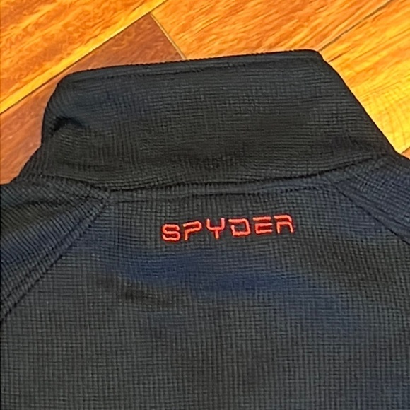 ⭐️ New Spyder Zip Up Jacket Small Black - Picture 7 of 9
